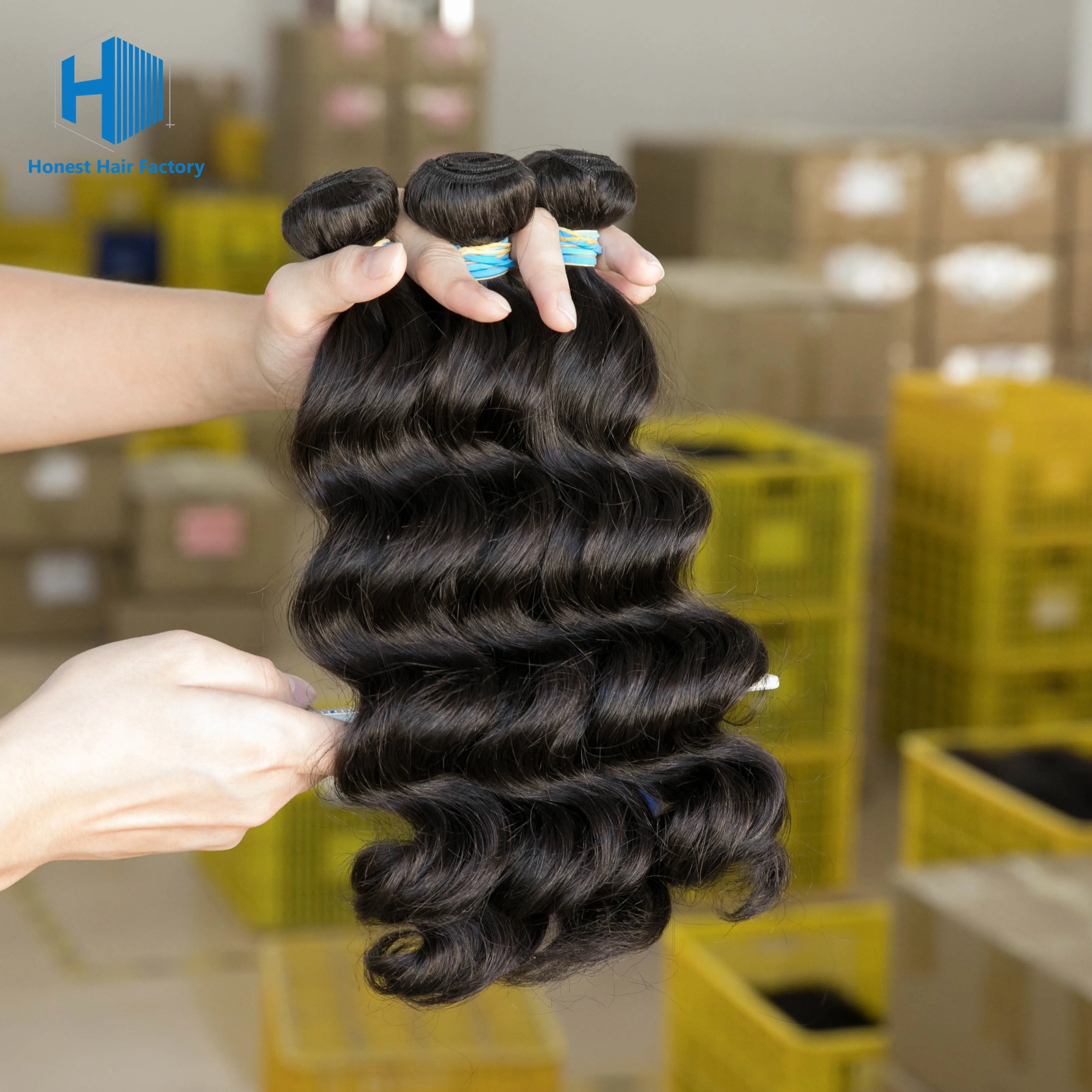 Fábricas de cabelo honesto em henan xuchang extensões de cabelo venda além disso, jet black cabelo humano, mais beleza max cabelo