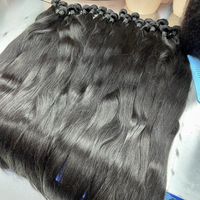 Fournisseurs en gros de mèches de cheveux humains vierges alignées sur les cuticules, qualité 12A 15A, cheveux vietnamiens lisses et doublement tirés