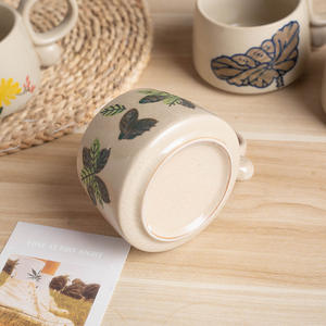 Tasse en céramique de Chaozhou, design rétro avec fleurs peintes à la main, pour le thé de l'après-midi, usage général - Product Image 5