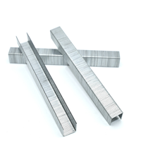 Clous industriels Leiting 8012 en fer, tige lisse, tête plate, revêtement en flocons de zinc pour produits en bois