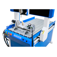 6090 6012 CNC 5 axes dispositif rotatif cylindre travail du bois CNC gravure routeur Machine