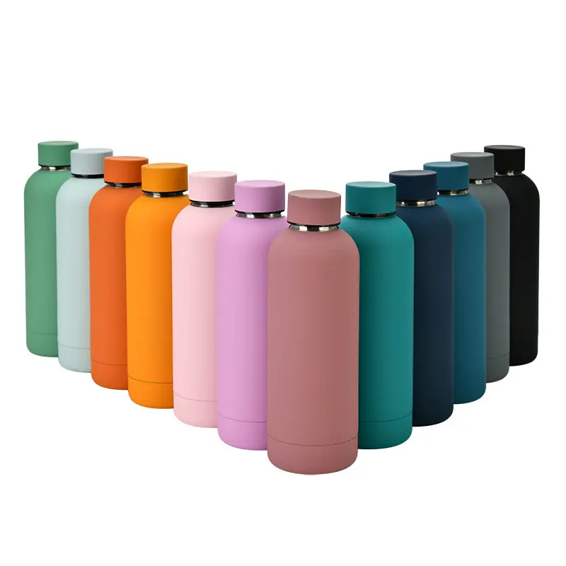 Shaotian Amazon 750ml Organizer Drink Bottle Rubber Matte Printing Pastel Small Mouth Stainless Steel Customizable Water Bottle