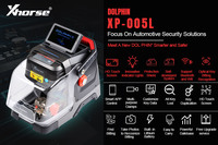 Machine de découpe de clés de voiture Xhorse Dolphin II XP-005L et outil de clés VVDI Key Tool Max Pro, livraison gratuite US/UE/UK