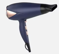 Sèche-cheveux professionnel électrique 2100W haute fréquence avec moteur AC et ions négatifs pour usage domestique, hôtelier, salon et garage