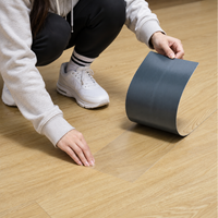 Revêtement de sol en vinyle imperméable, design moderne, auto-adhésif, PVC, carreaux de sol en marbre LVT, carreaux de luxe
