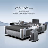 Mesin Pemotong dan Pembuat Lipatan Karton Bergelombang AOL Honeycomb Corrugated Box Cnc Oscillating Knife Dengan Sertifikasi CE