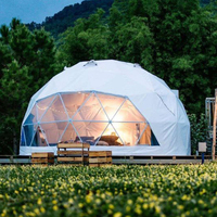 Tente Dôme Grande Taille pour Événements, Tente Dôme Extérieure Coody avec Vue Ciel Étoilé