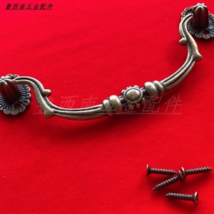Furniture Handle Zinc Alloy Antique <b>Gold</b> Traditional Design <b>Cabinet</b> Door Handle Novelty Shape Durable - Product Image 3