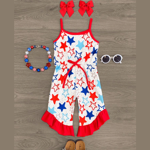 cow印花一体式短款连身裤连身裤 - Product Image 3