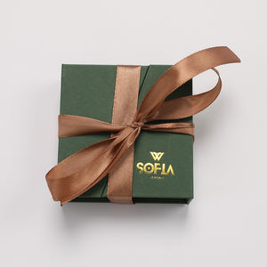 Cajas de Regalo de Joyería de Papel con Logotipo Personalizado Magnético de Lujo al por Mayor, Caja de Embalaje para Pendientes, Collares y Pulseras con Lazo de Cinta - Product Image 6