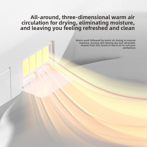 WC Intelligente in <span class=keywords><strong>Porcellana</strong></span> da Pavimento 110V con Telecomando Incluso, Sedile Riscaldato, Pulizia Automatica, <span class=keywords><strong>Set</strong></span> <span class=keywords><strong>Bagno</strong></span> - Product Image 6