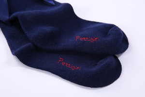 Pettigirl-<span class=keywords><strong>Calcetines</strong></span> de algodón <span class=keywords><strong>con</strong></span> <span class=keywords><strong>lazo</strong></span> para bebé, azul marino, para niña - Product Image 3