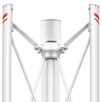 Éolienne à axe vertical de type X de 1 kW, 1,5 kW, 2 kW, générateur à aimant permanent 24 V, 48 V, 96 V pour système hors réseau domestique