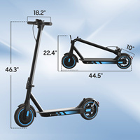 Livraison Rapide Depuis Entrepôt UE Trottinette Électrique Pliable Adulte V10 250W avec Application E-Scooter