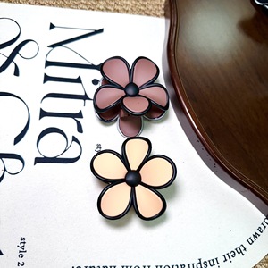 Pince à <span class=keywords><strong>cheveux</strong></span> en plastique Plumeria haut de gamme pour femmes, style européen et américain, très vendue, pour coiffure, en caoutchouc laqué, transfrontalier - Product Image 3