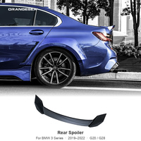 Aileron arrière sport pour BMW Série 3 G20 G28 2019-2022, kit d'aileron de coffre et d'aile arrière pour améliorations esthétiques extérieures