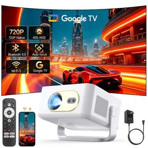 Projecteur LCD intelligent 720P pour HY300 GT 400 ANSI WiFi BT5.0 Keystone 35-135 pouces Stéréo Portable Intégré - Product Image 1