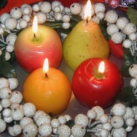 Großhandel Umweltfreundliche Fruchtförmige Sojawachs Aromatherapie Duftkerzen Handgemacht Stark Duftend Geburtstag Feiertag Diwali Niedlich