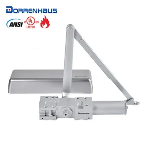 Dorrenhaus d9000 ANSI Lớp 1 ul được liệt kê Heavy Duty Kích thước có thể điều chỉnh cửa tự động gần hơn cho cửa kim loại