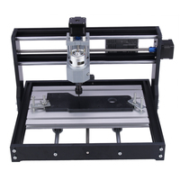 Nouvelle machine de gravure CNC 3018 Pro avec kit de routeur à bois, contrôle GRBL, 3 axes, graveur laser 5,5 W, moteur à broche unique, support de bureau