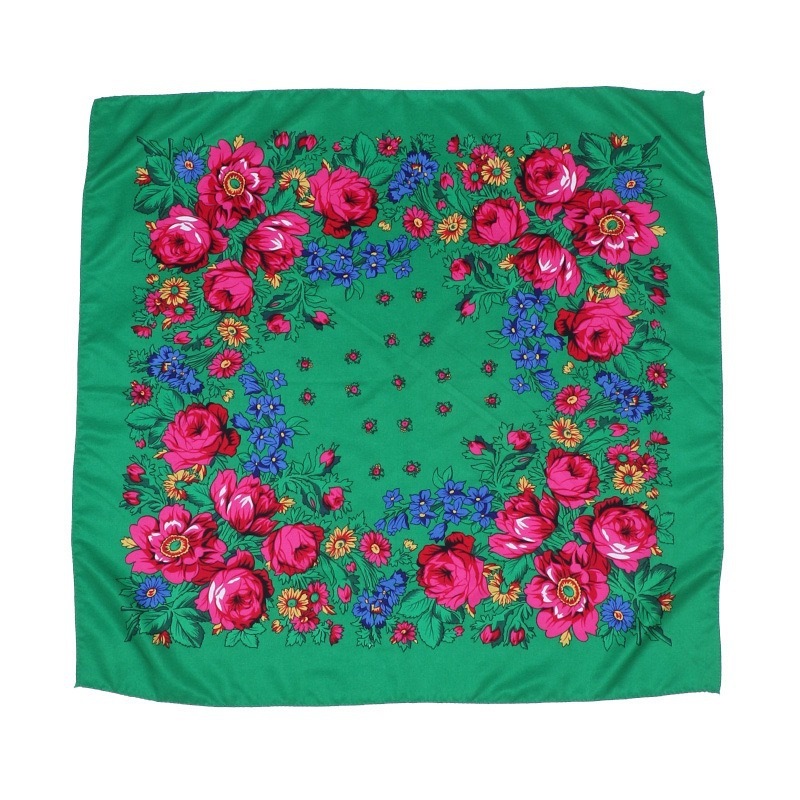 Green Fashionable Soft Cotton Headscarf