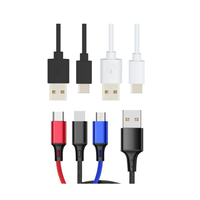Câble de charge rapide USB 0,25M 1M 1,5M 2M 3M 2A 5A 6A Câble USB Micro C-type Type C Chargeur rapide USB-c Câble de données