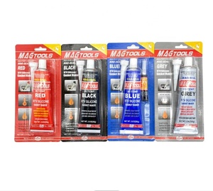 85g Sellador de silicona de vidrio 85g Fabricante de juntas Sellador de silicona Rtv <span class=keywords><strong>Mega</strong></span> Rojo Gris Azul Negro - Product Image 1