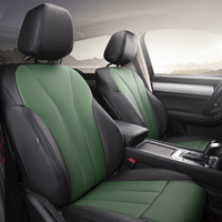 Housses de siège de voiture en cuir sur mesure tendance, toutes saisons, décoration intérieure de voiture, accessoires Tesla Y, coussin de siège rose