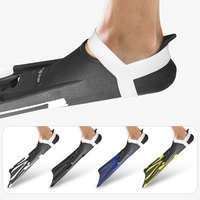 Support de Palmes Réutilisable à Ajustement Élastique et Fixation Rapide pour Équipement d'Entraînement de Natation, Coloris Noir et Blanc, OEM/ODM