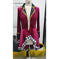BAIGE S-XXL Alice femme magicien Performance COS Costume Halloween cirque magicien jeu de rôle scène Performance porter