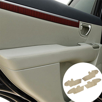 Housse de protection de panneau de porte en cuir souple pour accoudoir de porte, expédition directe usine, pour Hyundai Santa Fe 2006 2007 2008 2009 2010 2011 2012
