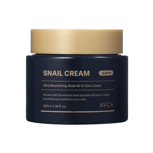 Crème anti-âge à la mucine d'escargot AVCA 100 ml, hydratant coréen pour femmes, améliore l'élasticité, réduit les ridules, collagène HA - Product Image 1