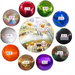 Bolas decorativas do espelho inflável gigante do PVC luminosas e reflexivas para eventos exteriores e uso do shopping