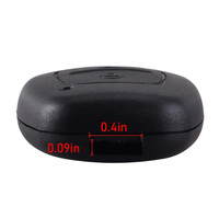 Coque de Clé Télécommande sans Boutons pour Voitures Vauxhall Opel Movano Vivaro Renault Trafic Kangoo Nissan Primastar, sans Lame