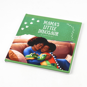 Impresión <span class=keywords><strong>de</strong></span> Libros <span class=keywords><strong>de</strong></span> <span class=keywords><strong>Cuentos</strong></span> Infantiles Personalizados con Tapa Dura Plana, Libro Ilustrado a Todo Color con <span class=keywords><strong>Dinosaurios</strong></span>, <span class=keywords><strong>Cuentos</strong></span> para Dormir para Niños, Laminación con Efecto Película - Product Image 6