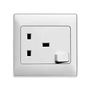 OSWELL UK Standard Multi Function Power Switch 5 Pin 13A Multi Plug Switched Socket