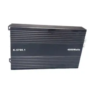 Monoblock Digital Amp mobil, penguat Audio mobil 1 saluran 1500W layanan OEM paduan Aluminium Universal 12V Kelas D