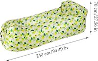 Fauteuil de plage gonflable, accessoires de camping, canapé gonflable, chaise longue gonflable pour le camping