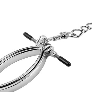 Legierung Klitoris Schamlippen Klemmen Metall kette Leine <span class=keywords><strong>Clip</strong></span> Fetisch Bondage BDSM Sexspielzeug - Product Image 3