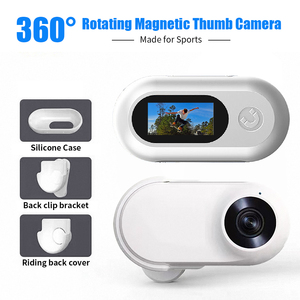 Mini caméra au pouce Full HD 1080P extérieur cyclisme <span class=keywords><strong>chasse</strong></span> sport caméra chat <span class=keywords><strong>chien</strong></span> animaux enregistreur magnétique corps caméra - Product Image 6