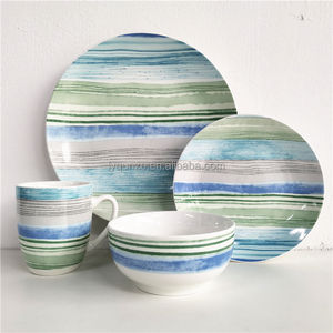 Retty-Lote de porcelana con estampado floral, juego de vajilla - Product Image 4