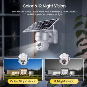 Camera Mạng IP Sectec HD 6MP 4G Camera Pin Năng Lượng Mặt Trời Wifi Mạng Wifi Wifi Tốc Độ Gia Đình CCTV IP Ngoài Trời Thông Minh - Product Image 5