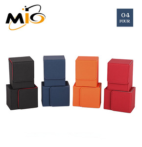MIO 100 + boîte de rangement de jeu en cuir Pu cartes Pokemone Yugioh le rassemblement cartes à jouer TCG boîte de cartes magiques - Product Image 6
