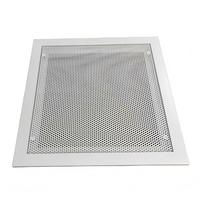 Grille d'aération perforée anti-ligature avec vis de sécurité