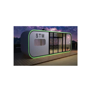 Zhentai không gian viên nang container di động nhỏ nhà tùy chỉnh 6 + 12 + 6mm lưu trữ container nhà đúc sẵn phẳng gói expandab - Product Image 6