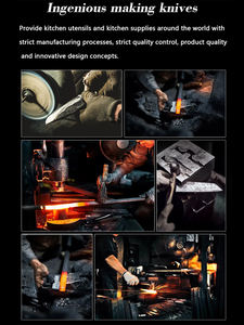 Couperet de boucher en acier à haute teneur en carbone filet de désossage couteau serbe de cuisine viking couteau Almazan de Chef forgé à la main avec sac en cuir - Product Image 4