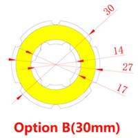 # CKX10192 30mm blanc froid/yeux d'ange LED Source de lumière COB 12V DC COB anneau LED Module Kit bricolage ampoule forme annuelle Modules de capteur