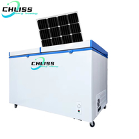 Congélateur solaire 210L DC 12V 24V à faible consommation pour la conservation de la viande sauvage congelée dans les chalands de chasse aux États-Unis