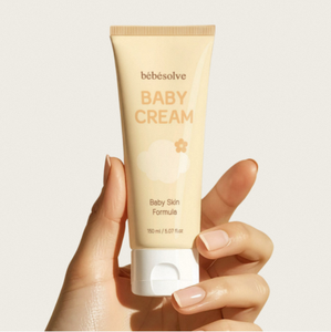 Crema Facial y Corporal para Bebés Bebesolve con Tecnología de Microbioma Cutáneo y Probióticos para la Picazón, Hidratación y Queratina (Clínica) - Product Image 1