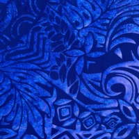 Tissus HL tribaux et samoans Conceptions polynésiennes uniques avec des techniques d'estampage à chaud pour des vêtements à motifs tropicaux améliorés